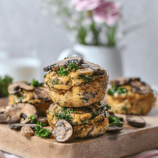  Egg mushroom muffin 